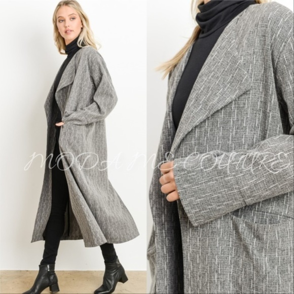 Jacket Oversized Jacket with Pockets - Picture 2 of 4